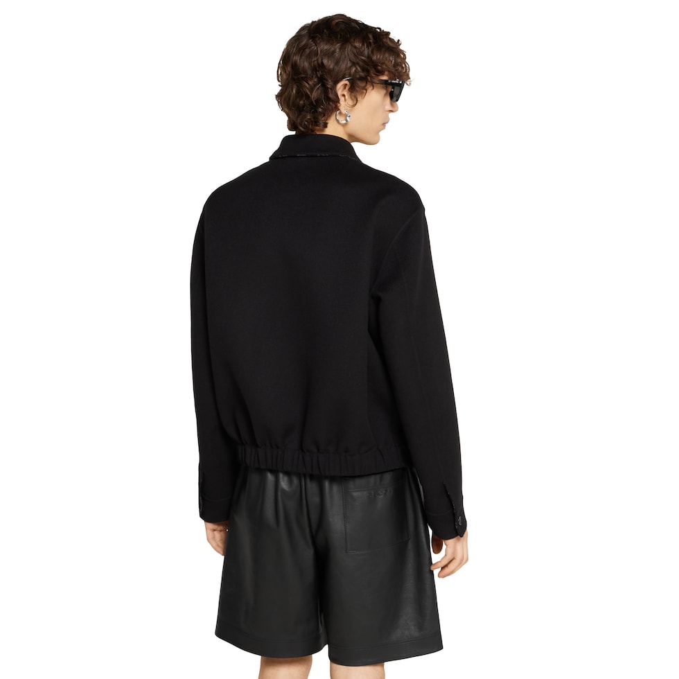 เสื้อแจ็คเก็ต Wool double zip jacket