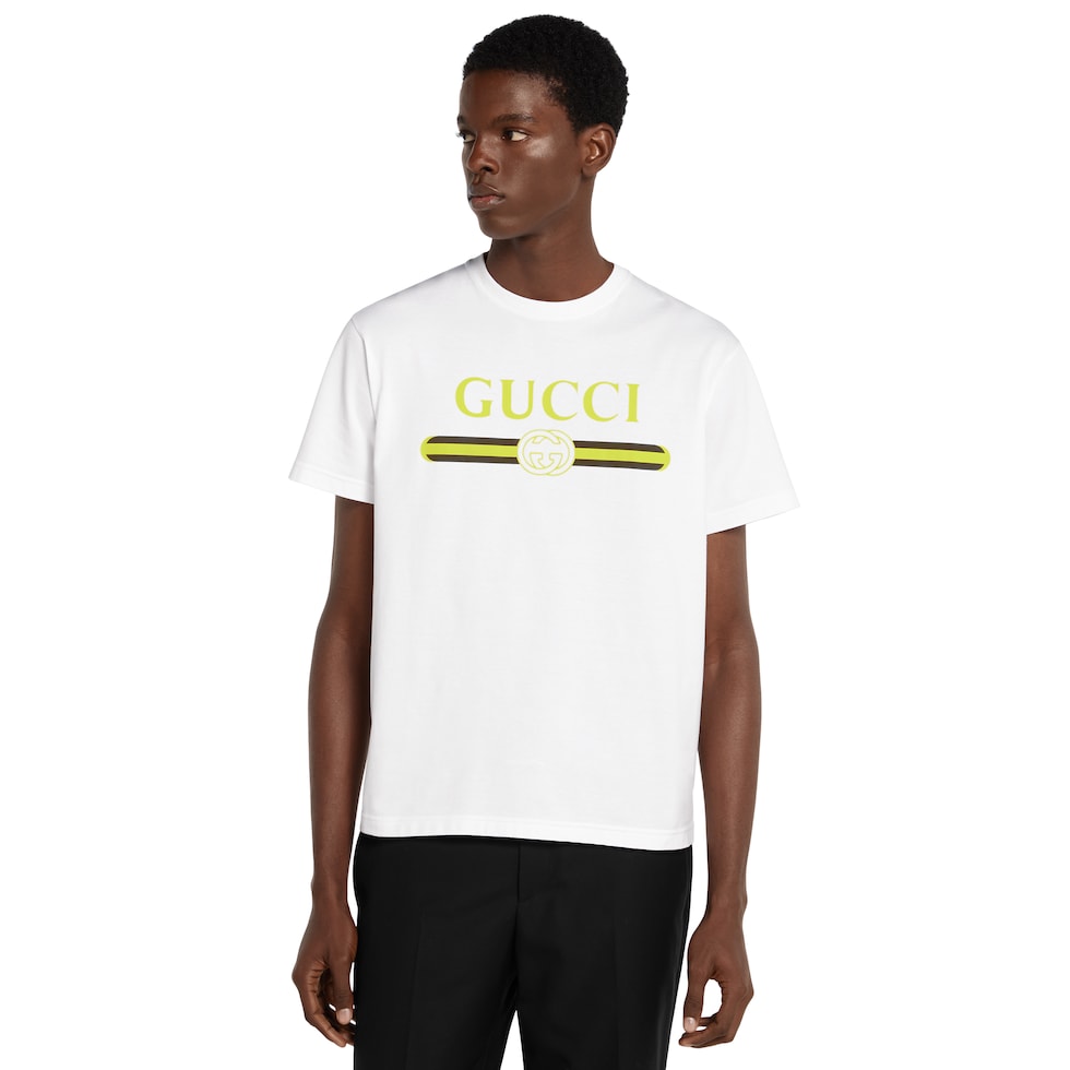 Cotton jersey T-shirt with print