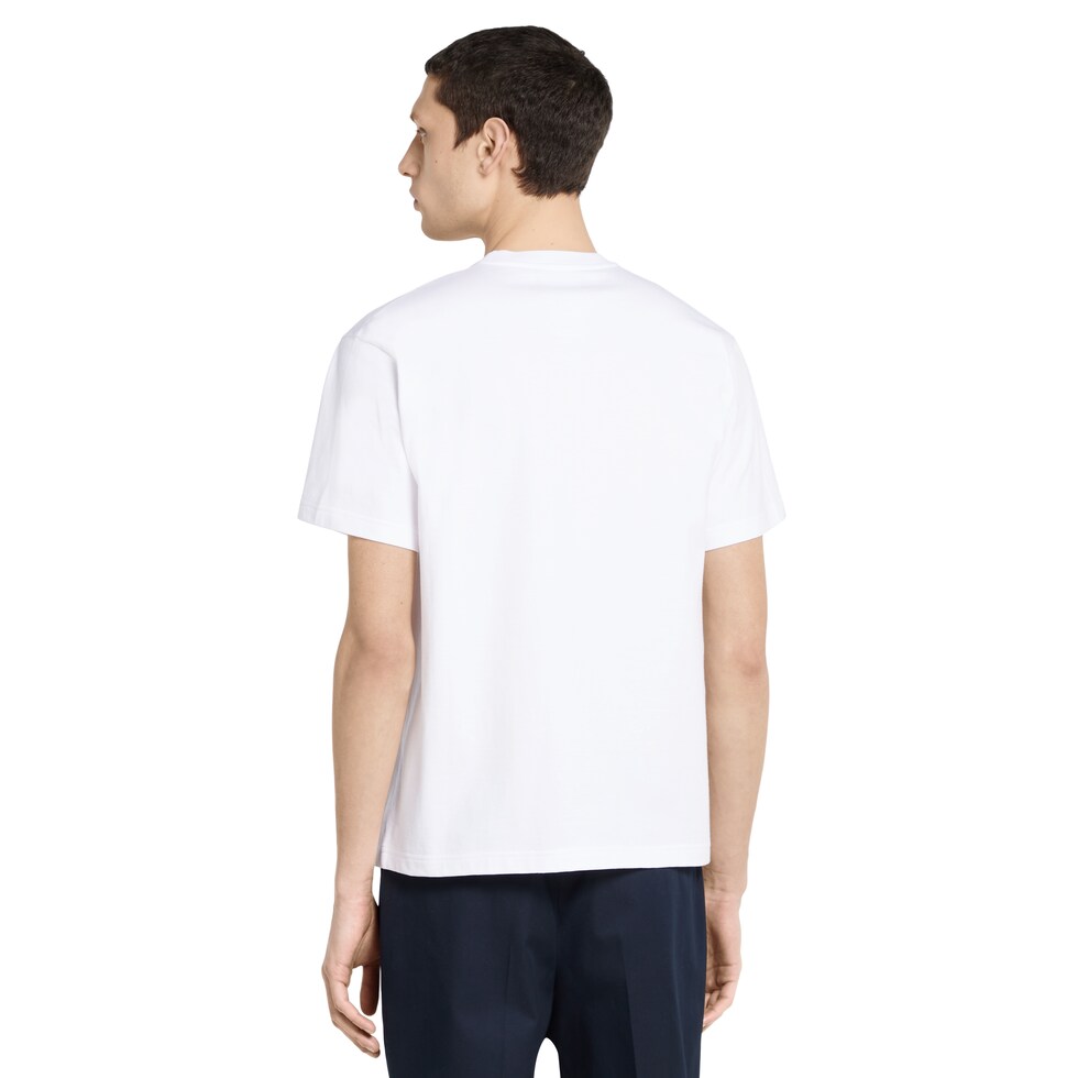 Printed cotton jersey T-shirt
