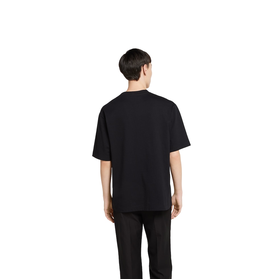 Printed cotton jersey T-shirt