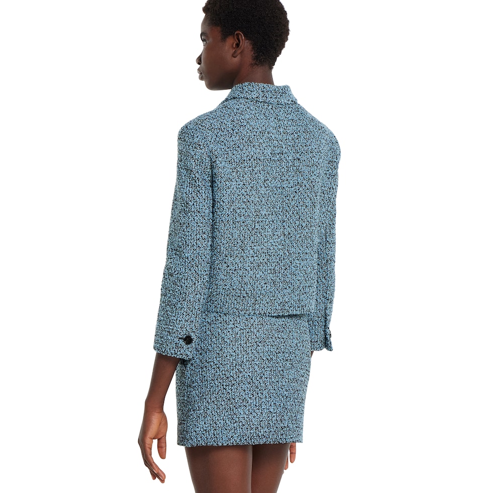 Wool cotton bouclé jacket