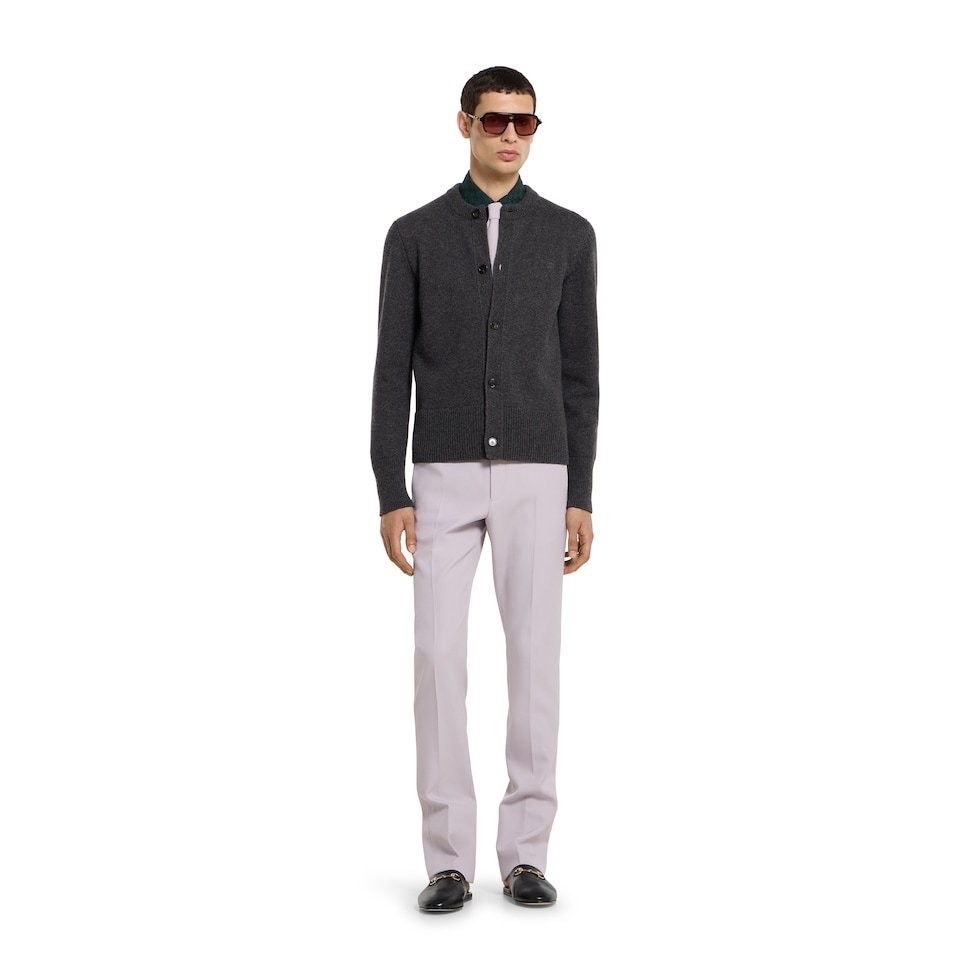 GG silk jacquard shirt
