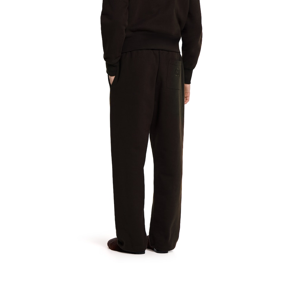 Brushed cotton jersey jogging pant