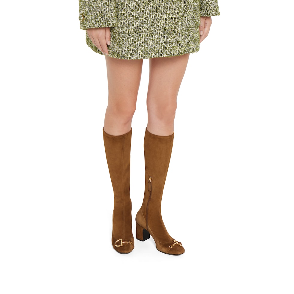 Women's boot with half Horsebit