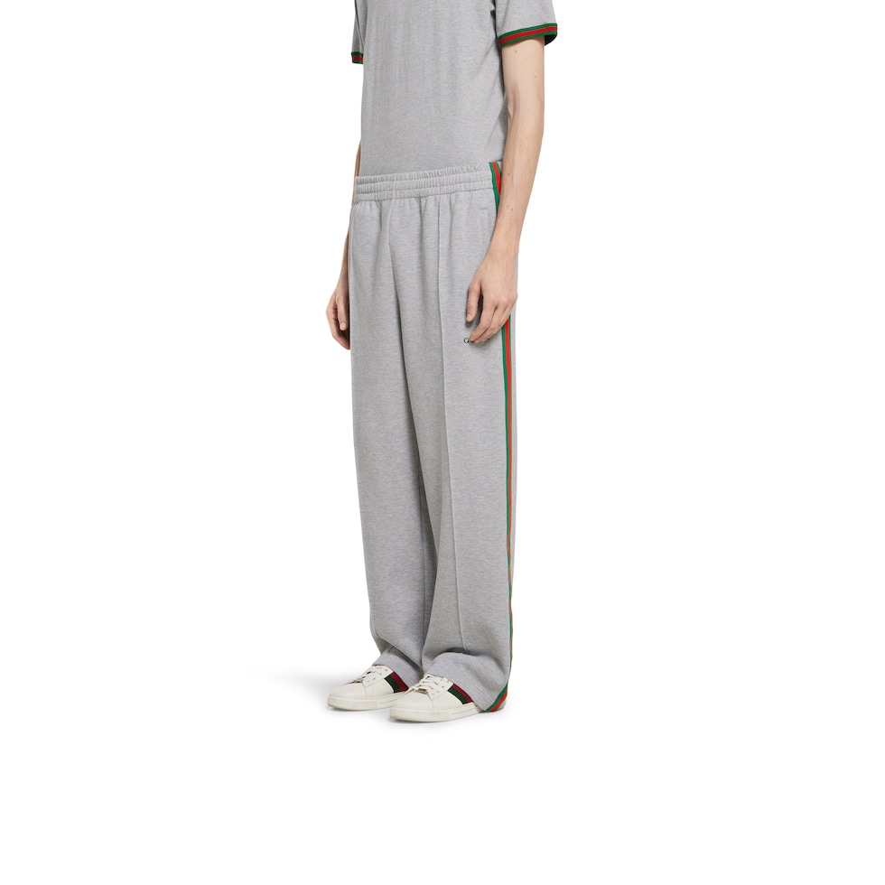 Cotton piquet double sportswear pant