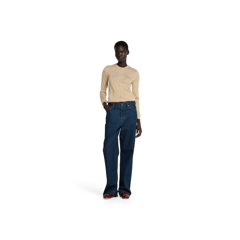 Cardigan en soie et cachemire