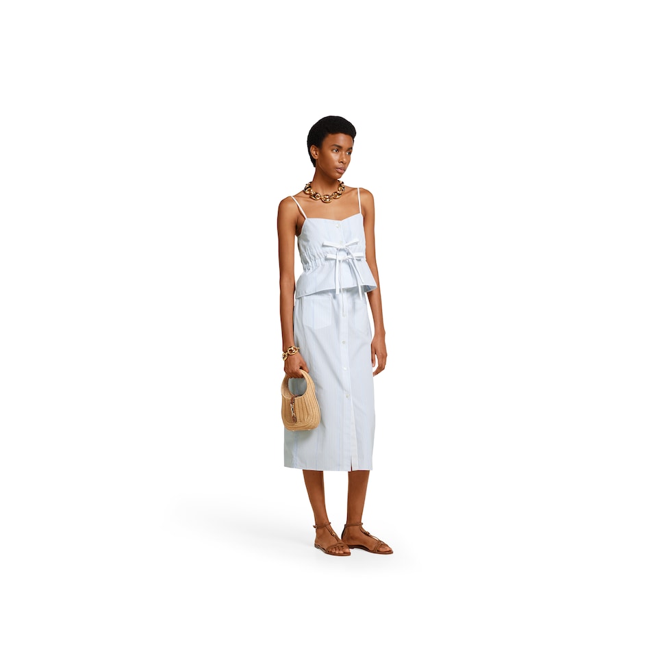 Gucci cotton fil coupé top