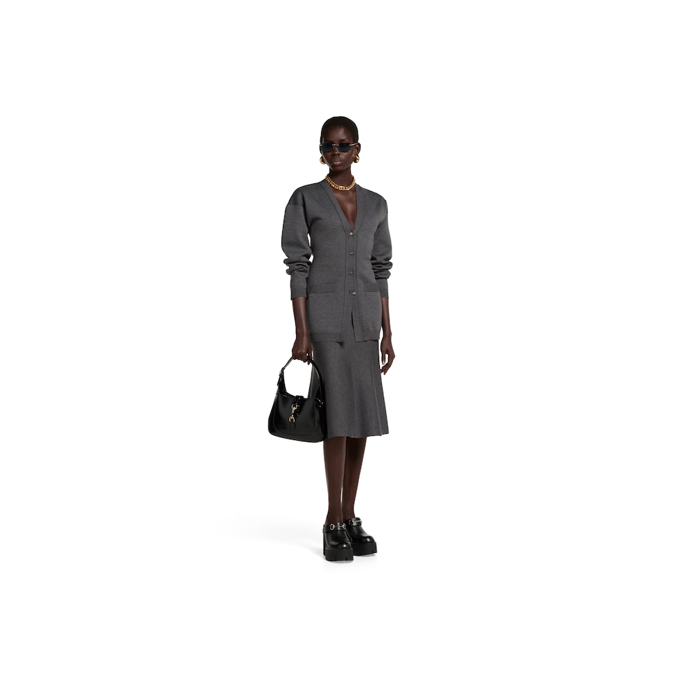 Cardigan en laine extra-fine