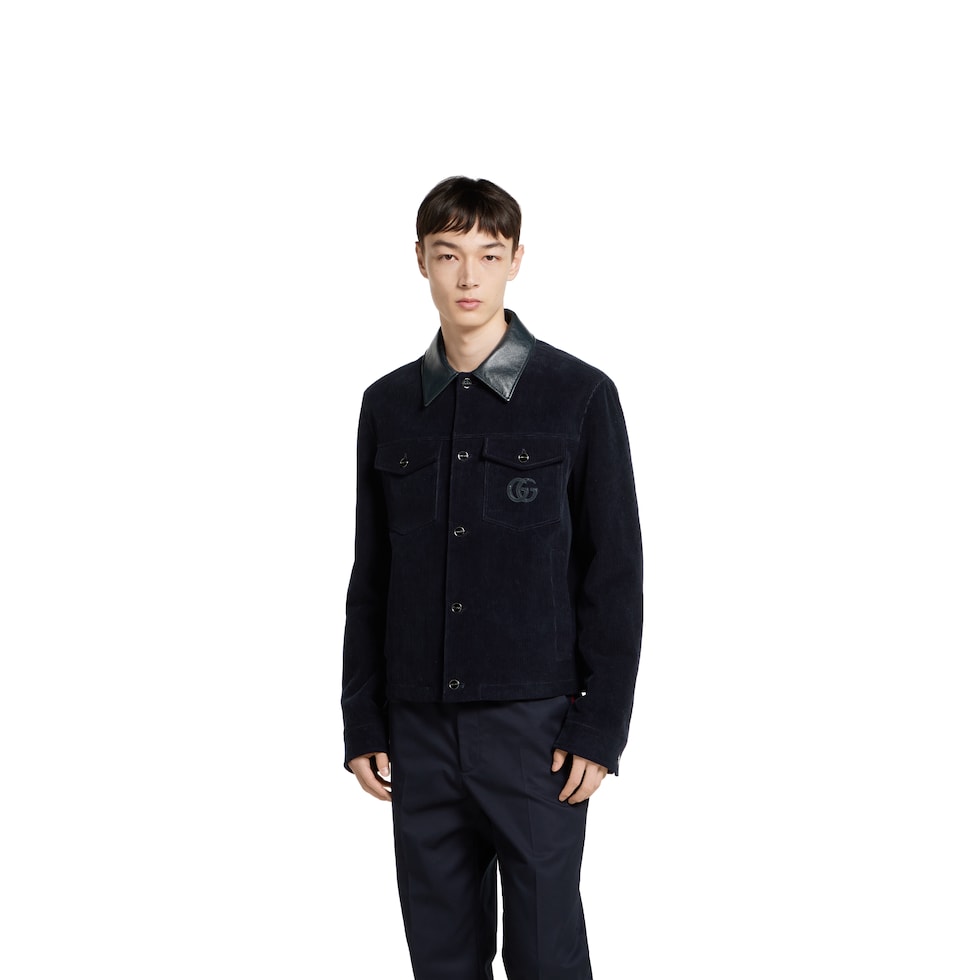 Veste en velours de coton côtelé