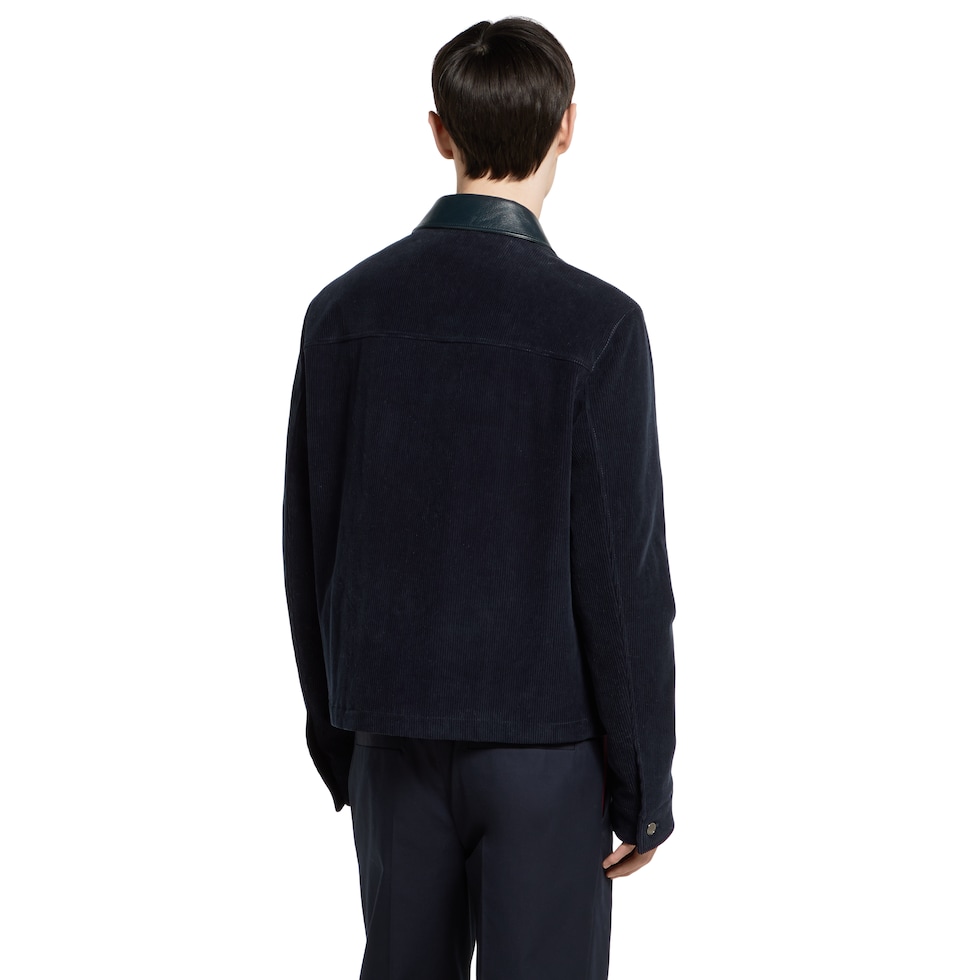 Veste en velours de coton côtelé