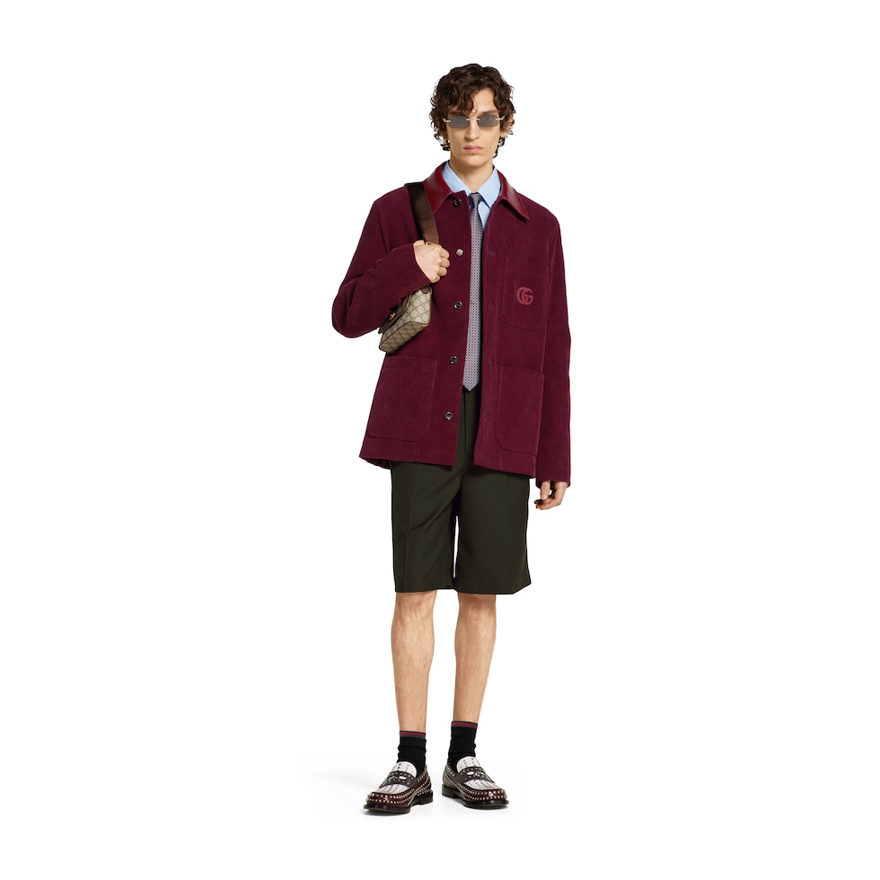 Jacke aus Cordsamt mit Doppel G