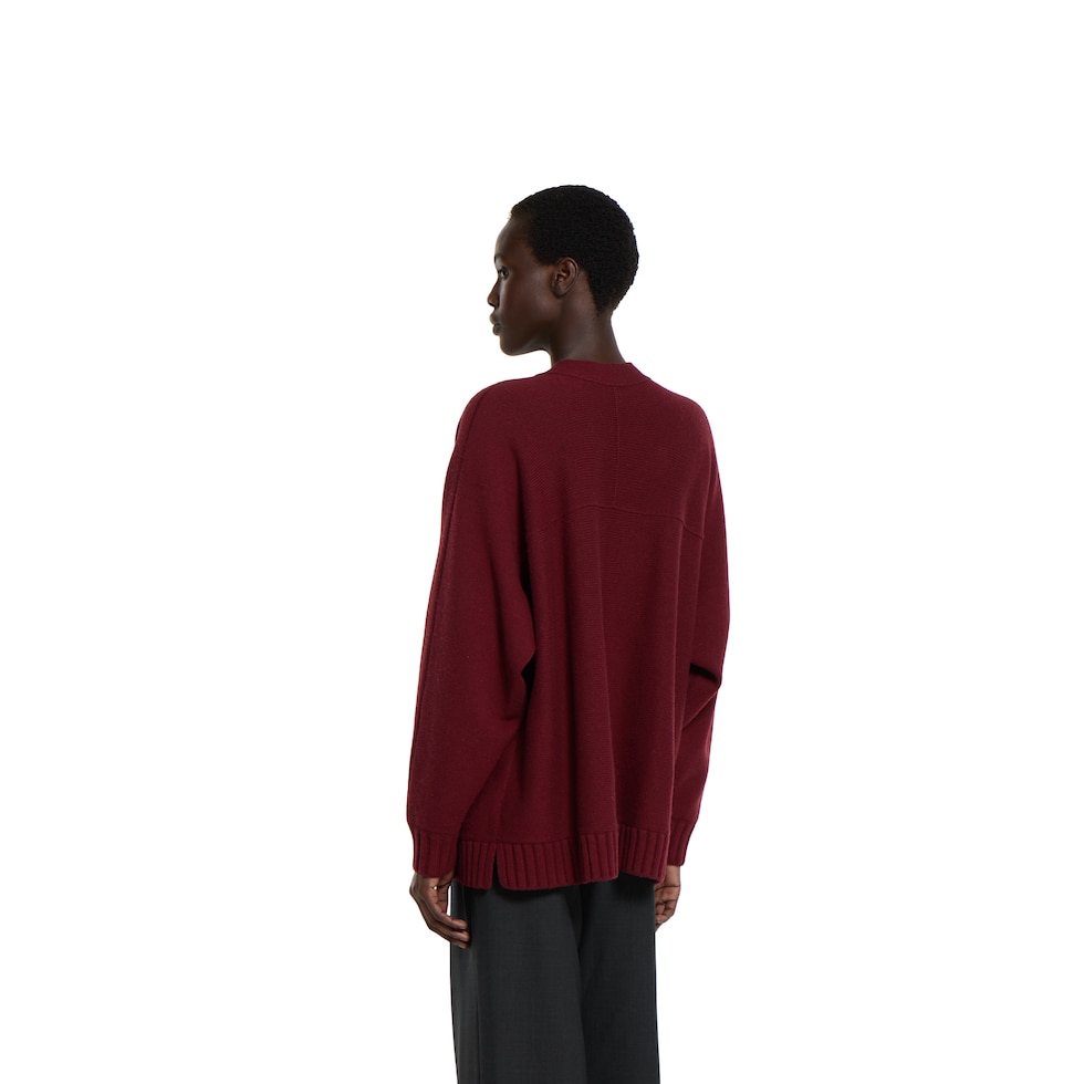 Cardigan en cachemire et laine avec détail Mors