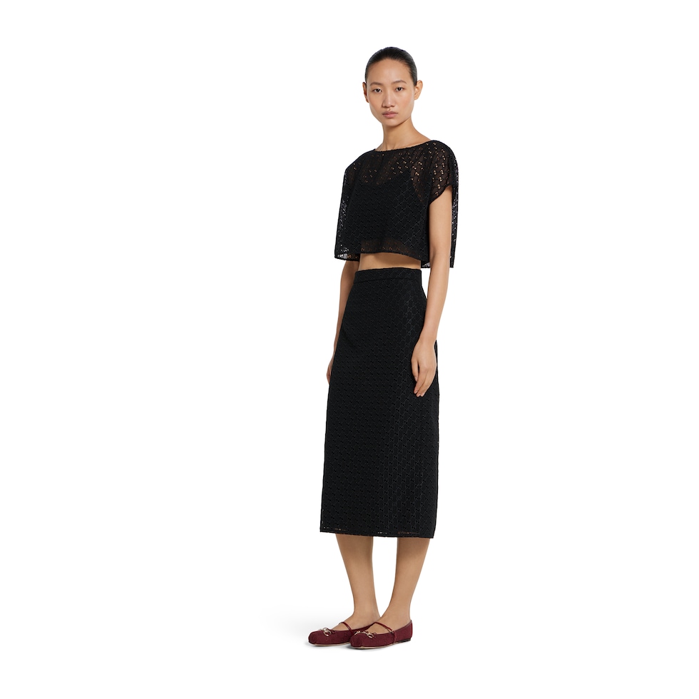 GG macramé skirt