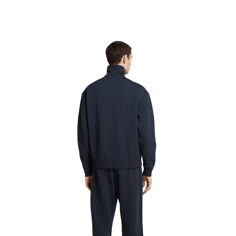 GG technical jersey zip jacket