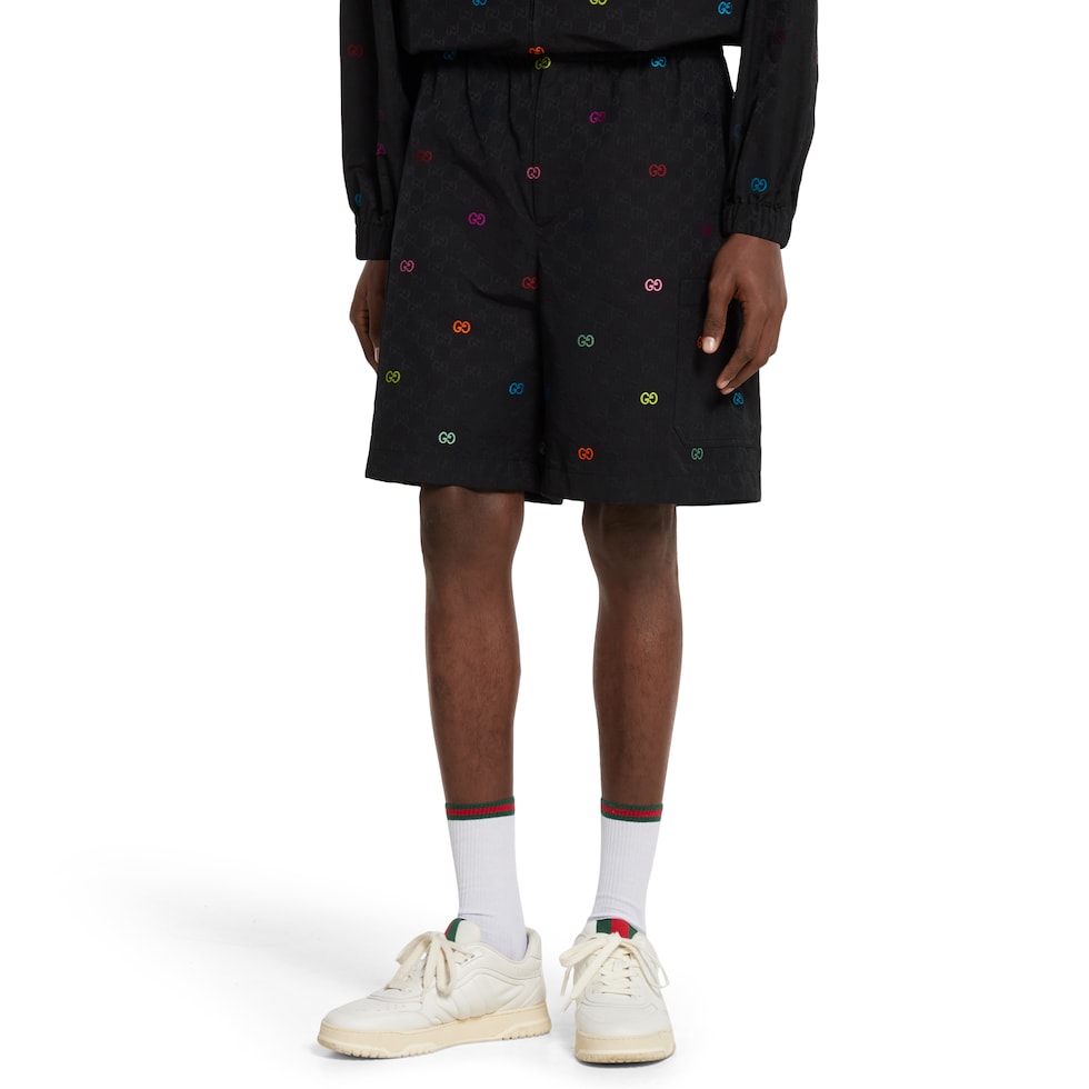 GG cotton ripstop shorts