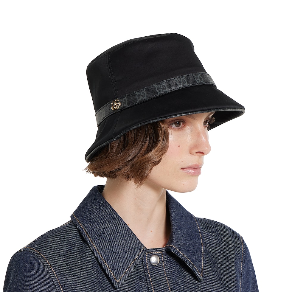 Cotton fedora with Double G