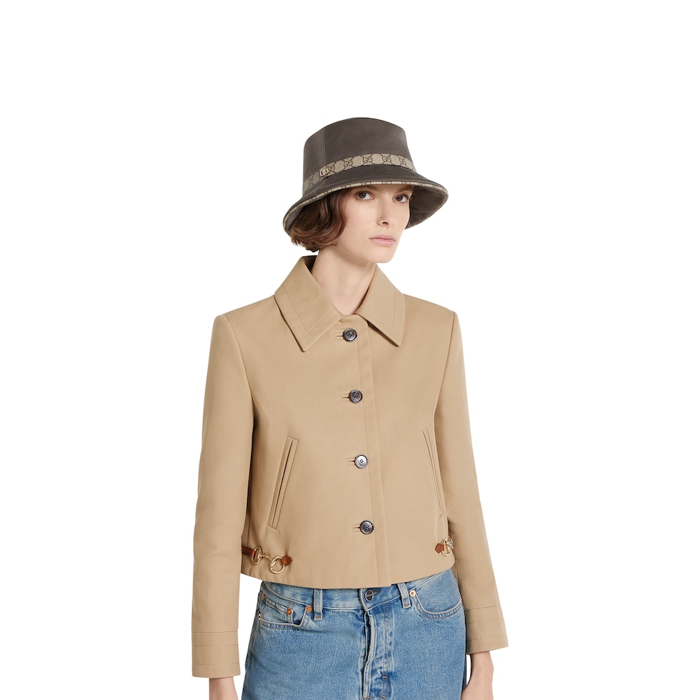Cotton fedora with Double G