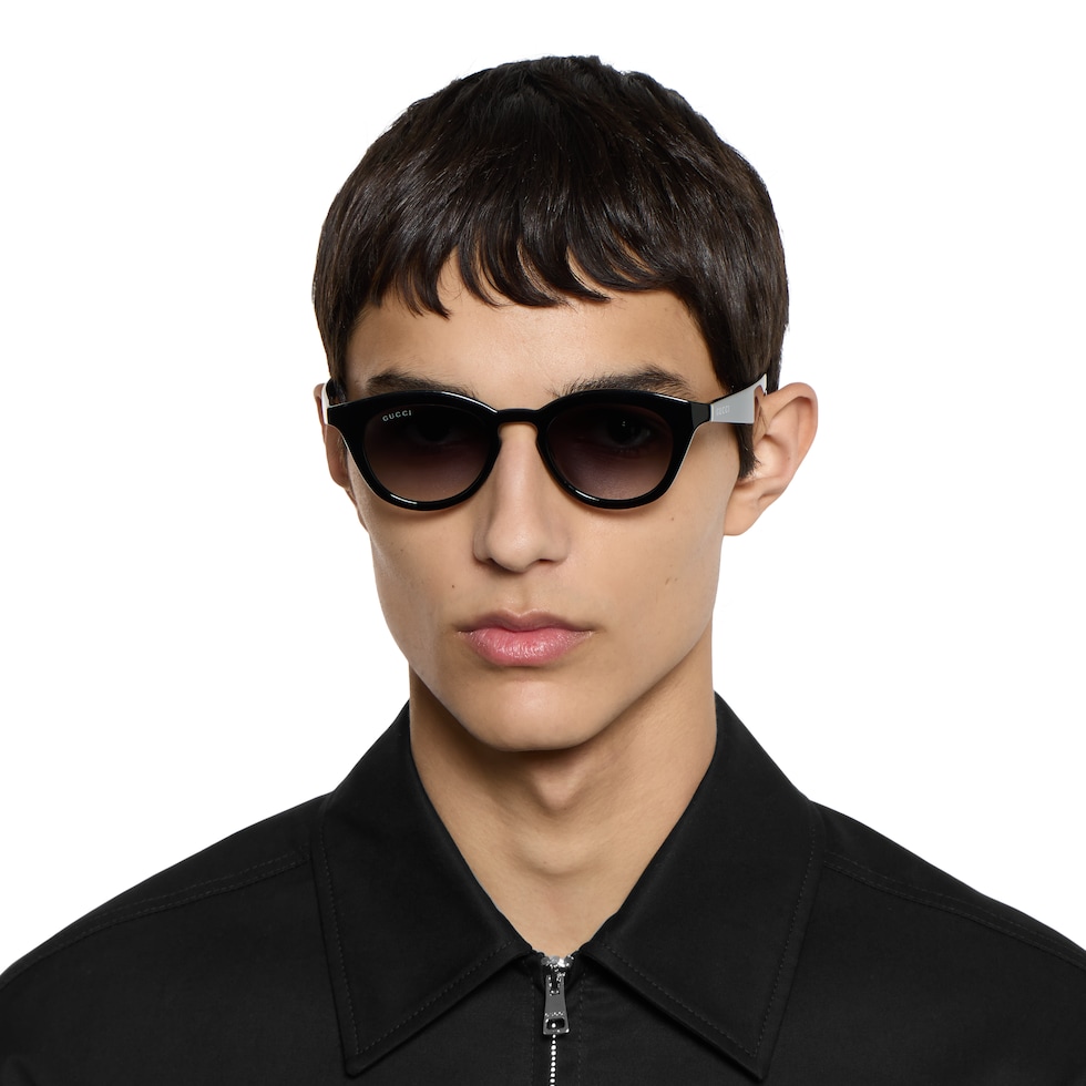 Gafas de sol con marco redondo