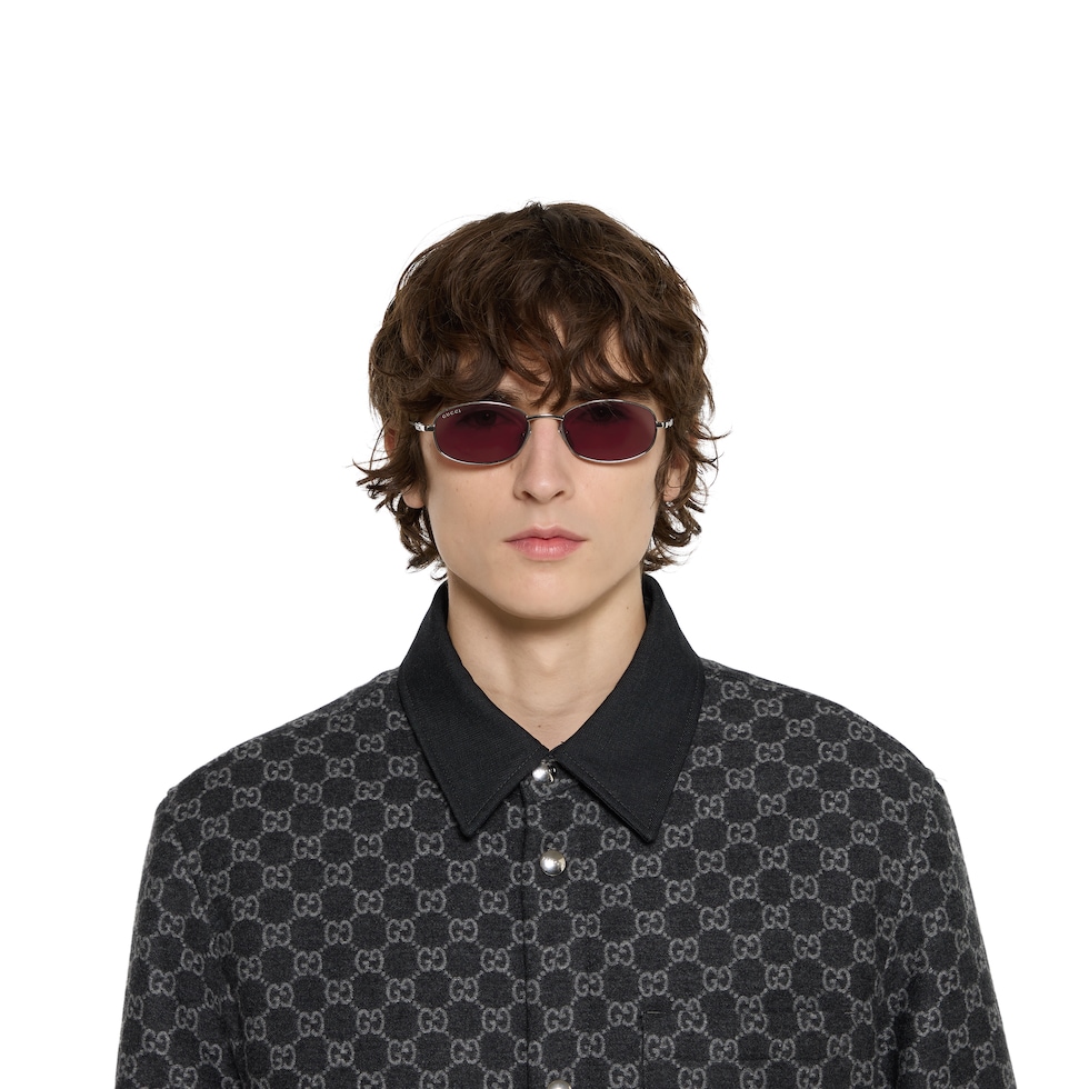 Oval frame sunglasses