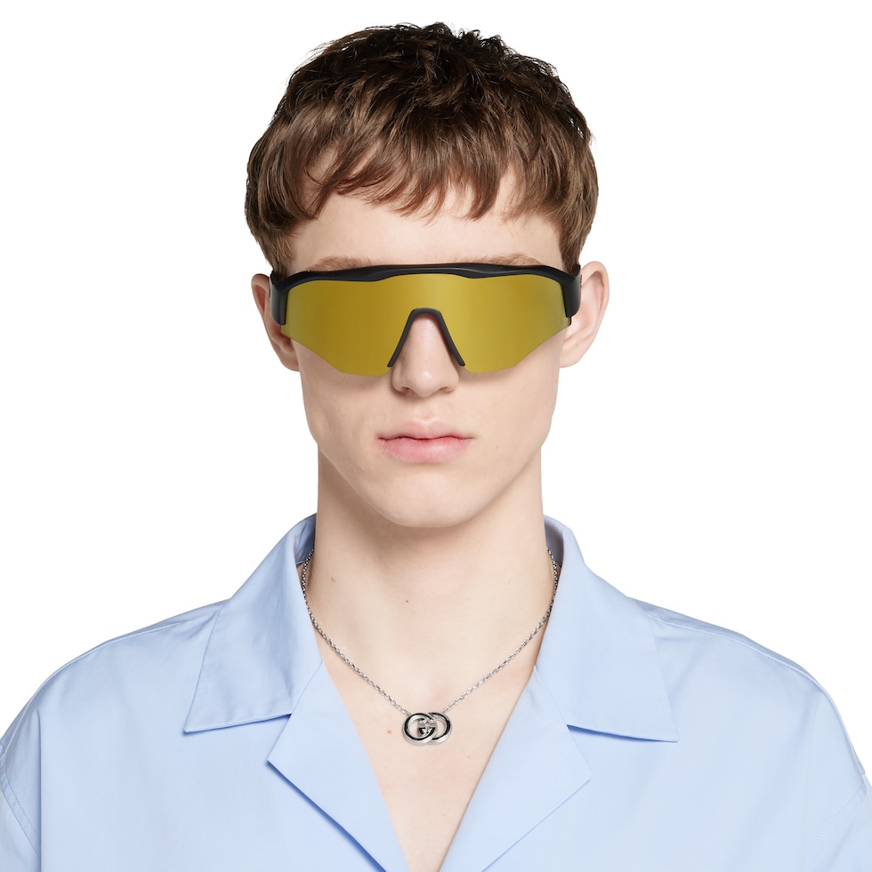 Rectangular frame sunglasses