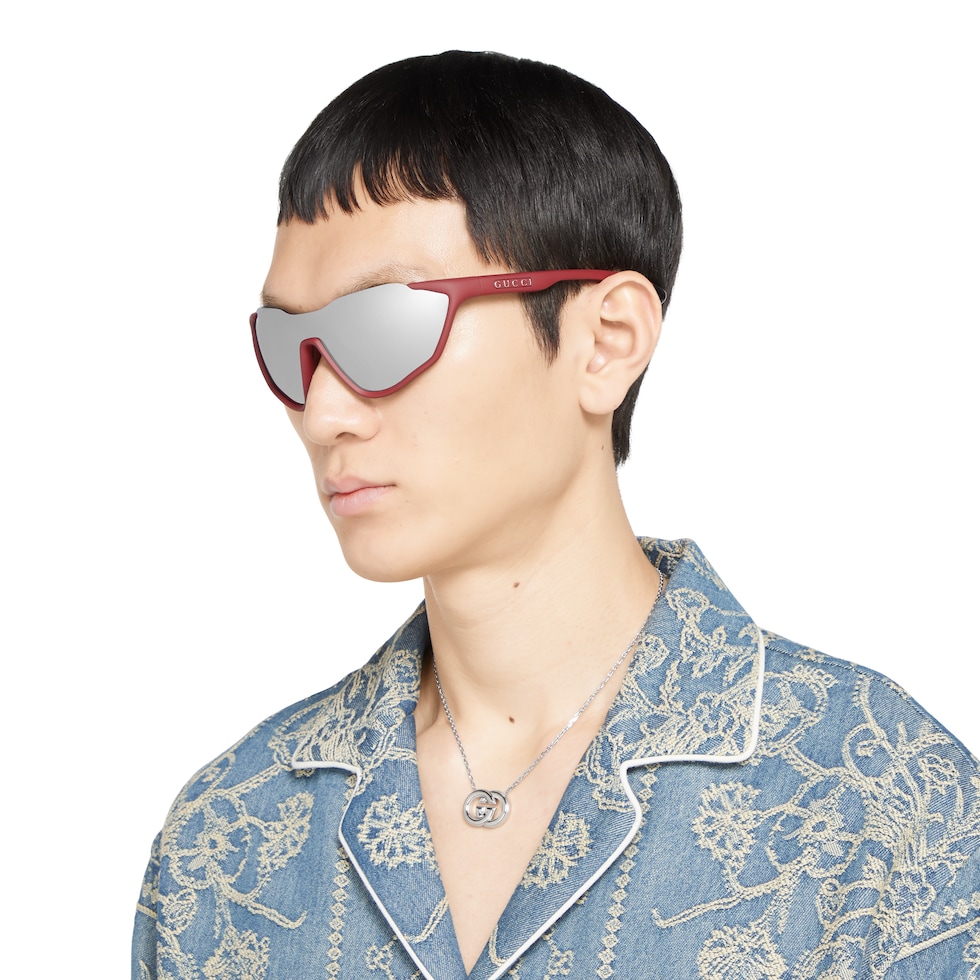 Mask-shaped sunglasses