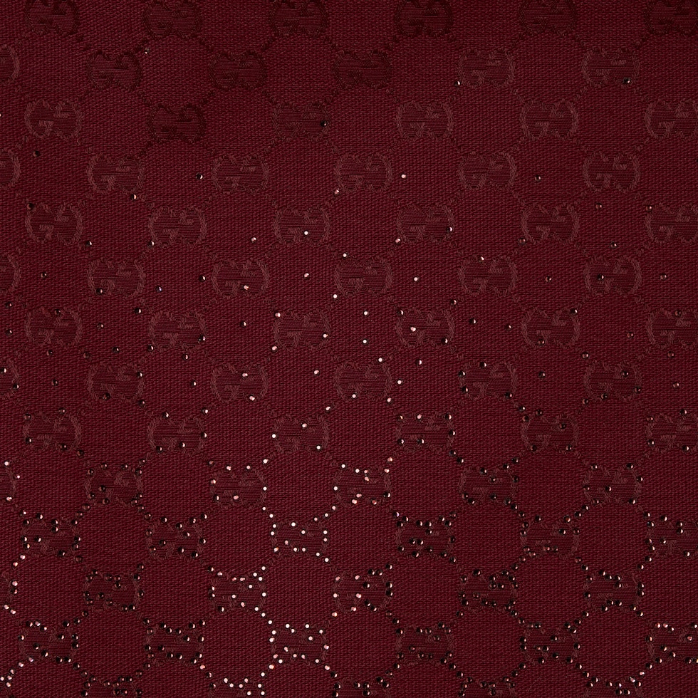 GG canvas skirt with crystals
