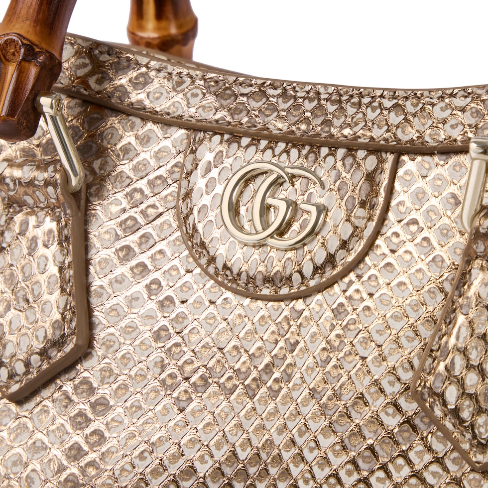 Cabas Gucci Diana petit format en cuir python