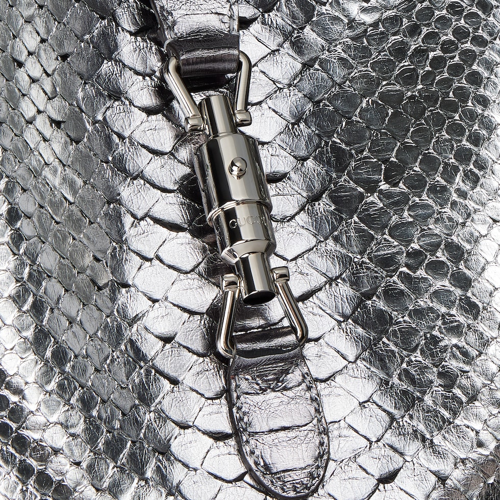 Gucci Jackie Giorno python large shoulder bag