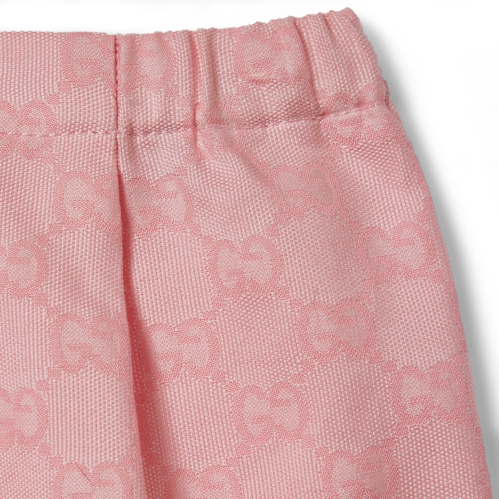 Short de jacquard de algodón con GG para bebé