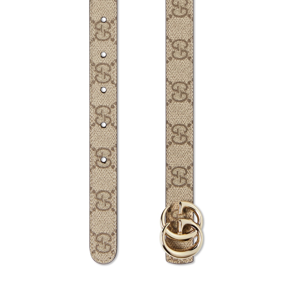 Ceinture fine réversible GG Marmont