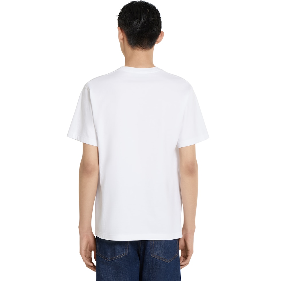 T-shirt in jersey di cotone con stampa