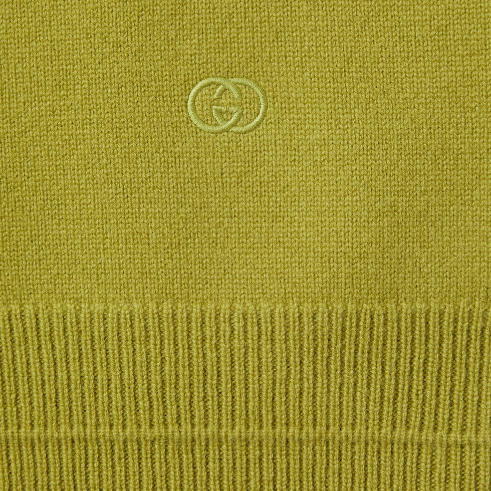 Pull en laine et cachemire avec broderie