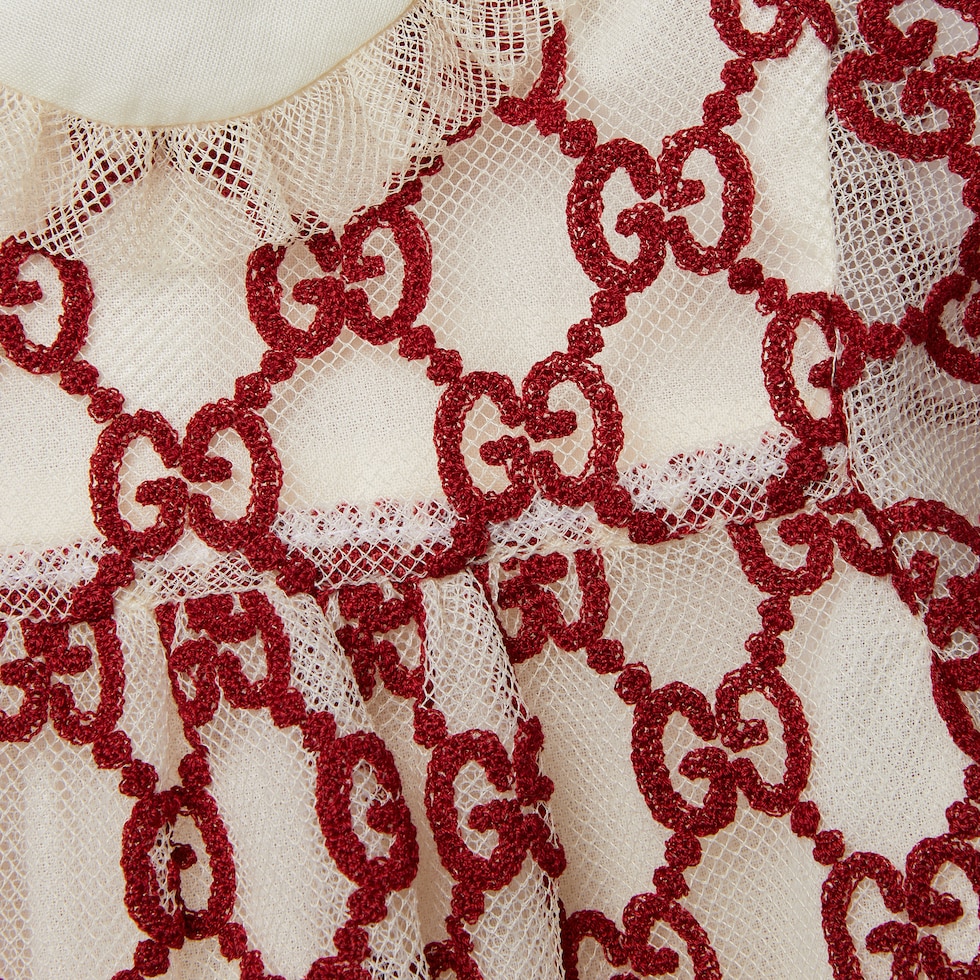 Abito neonato in nylon GG