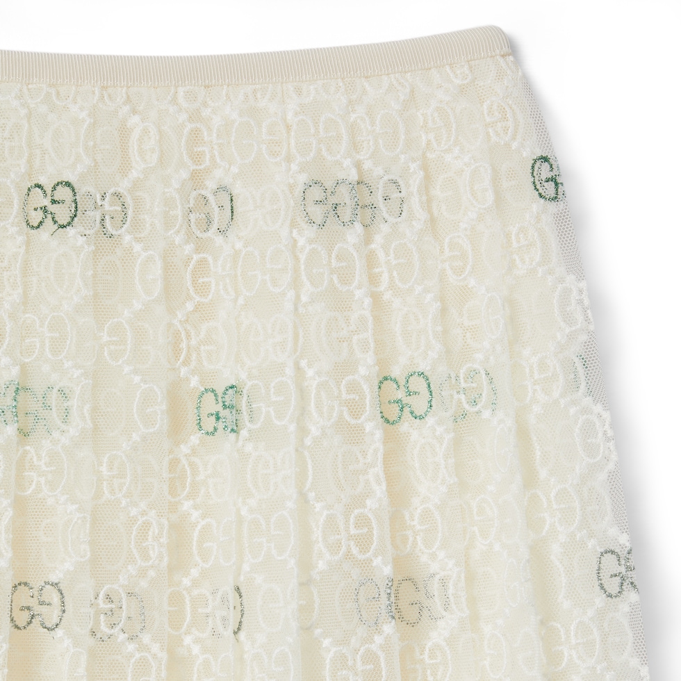 Kinderrock aus Tüll mit GG Stickerei