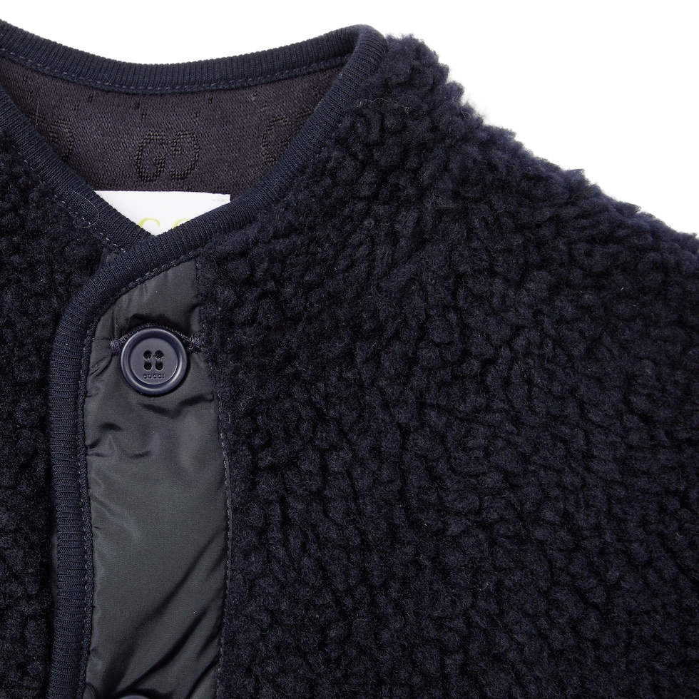 Baby GG fuzzy fabric jacket