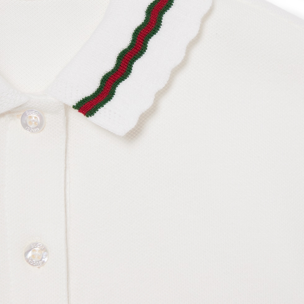 Children's cotton polo shirt