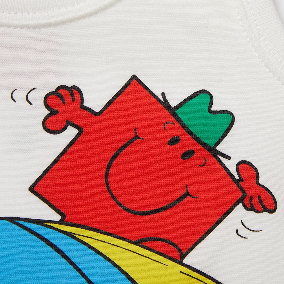 Baby cotton one-piece with print