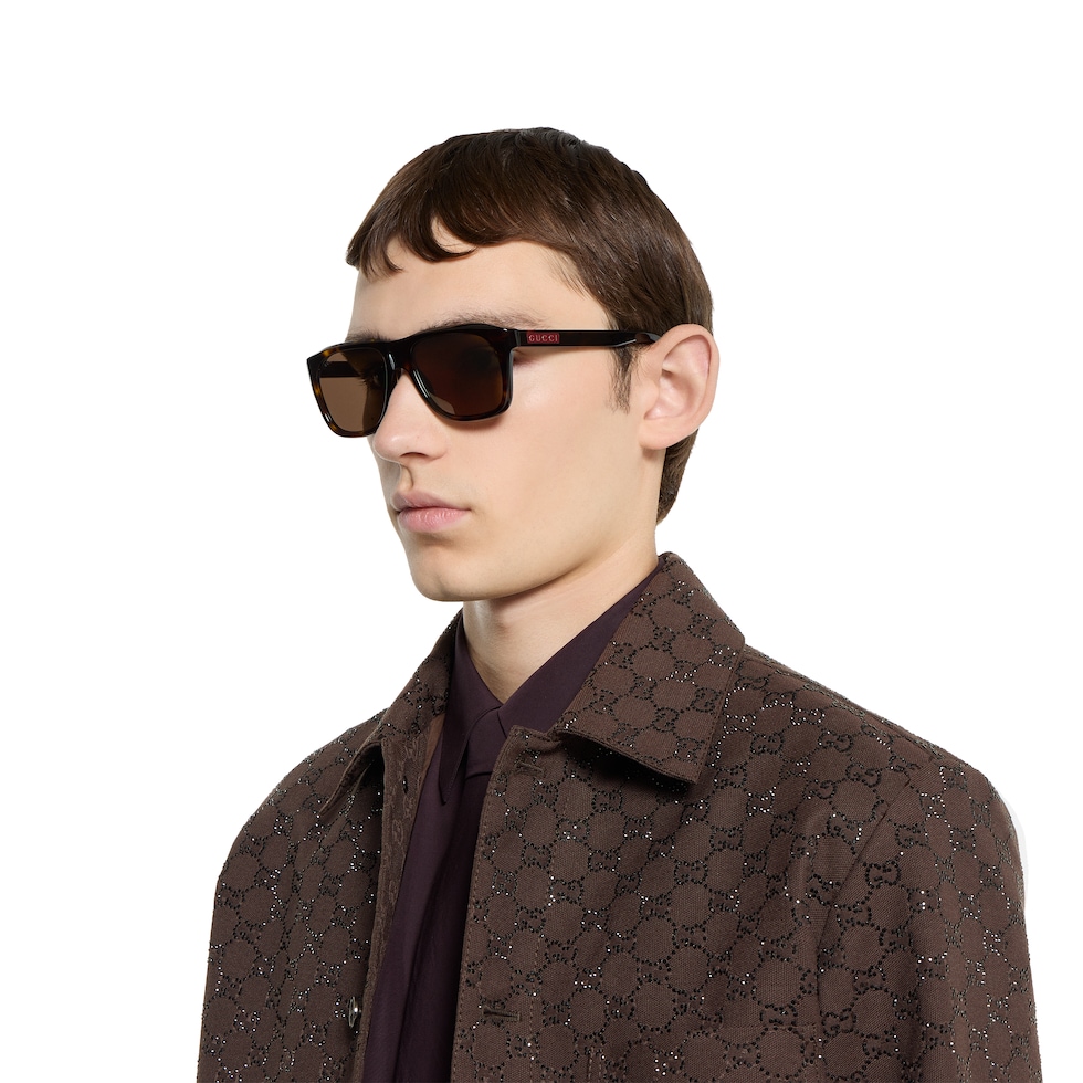 Square frame sunglasses