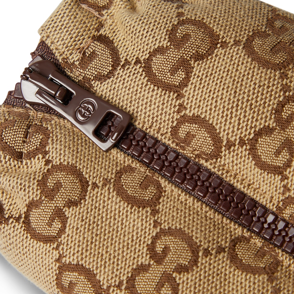 夹绒GG帆布手套