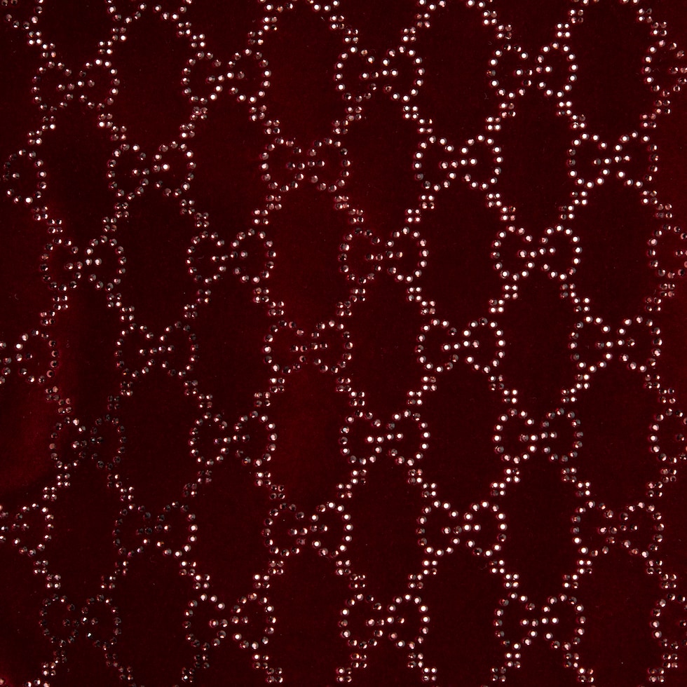 Embroidered cotton velvet dress