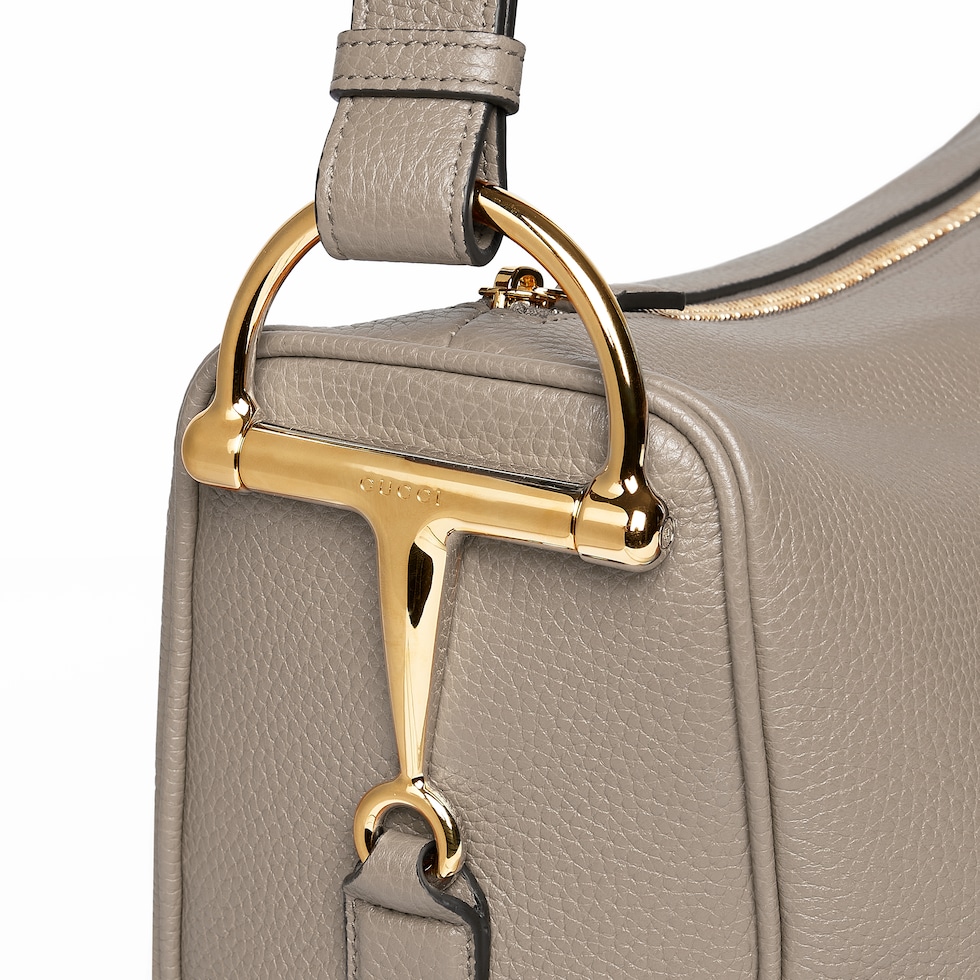 〔グッチ ハーフ ホースビット〕ラージ ショルダーバッグ