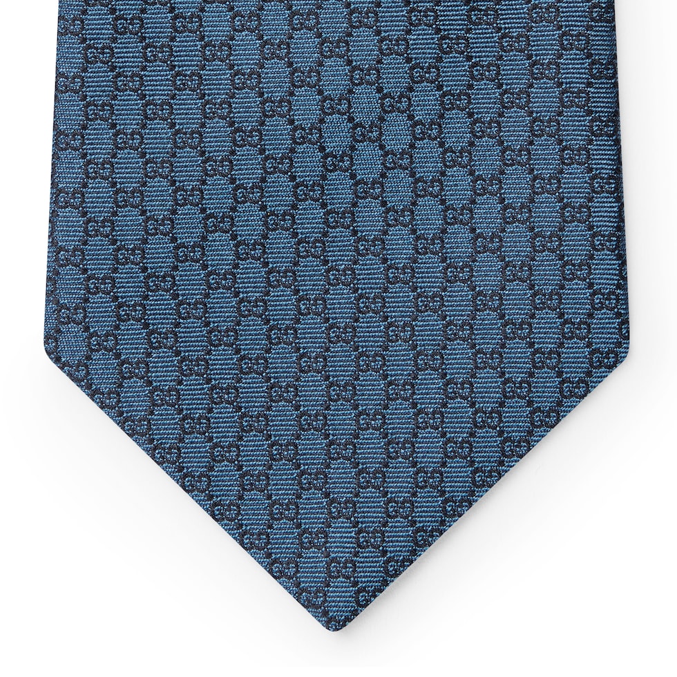 GG silk jacquard tie