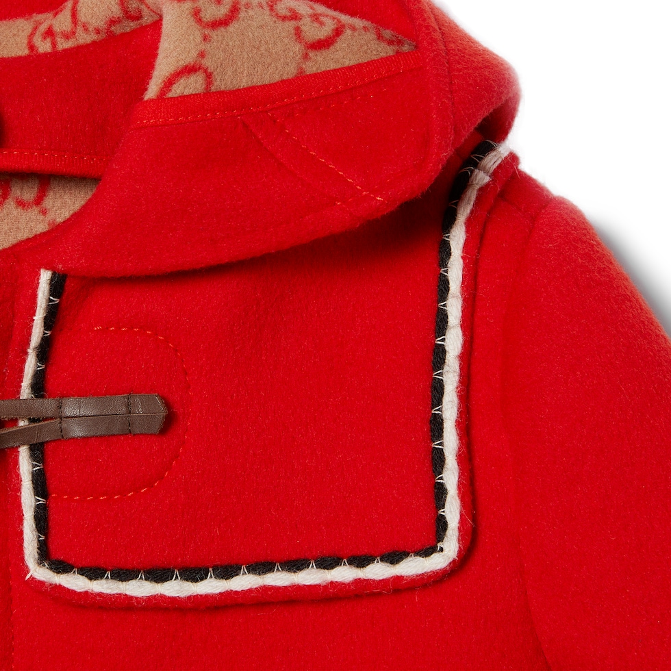Children's double wool coat