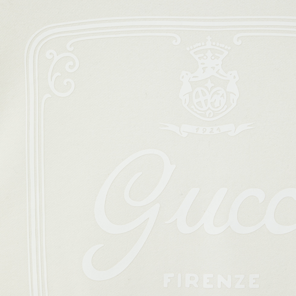 Cotton jersey sweatshirt with print