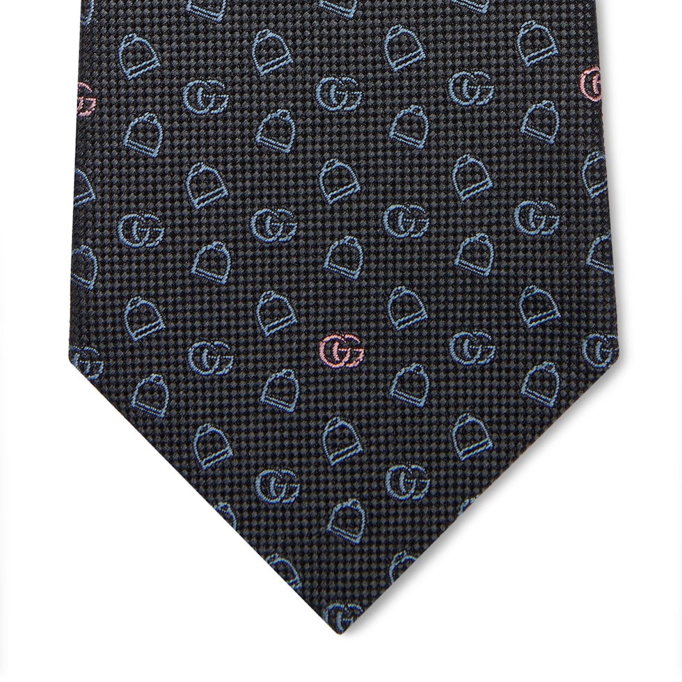 Silk jacquard tie
