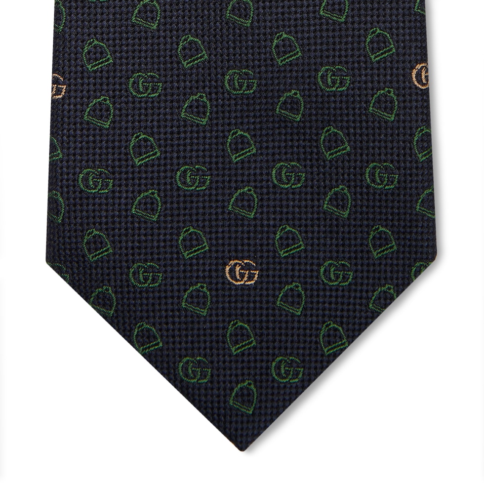 Silk jacquard tie