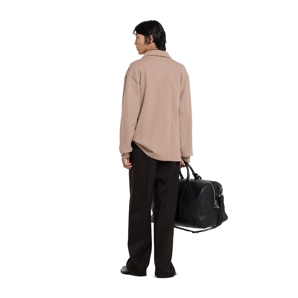 Brushed cotton jersey sweatshirt