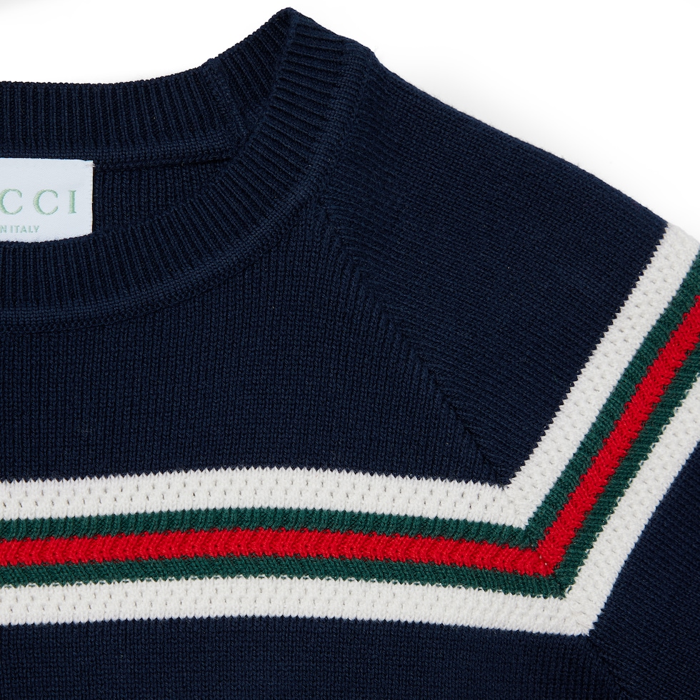 〔チルドレンズ〕ウェブ付き コットン セーター