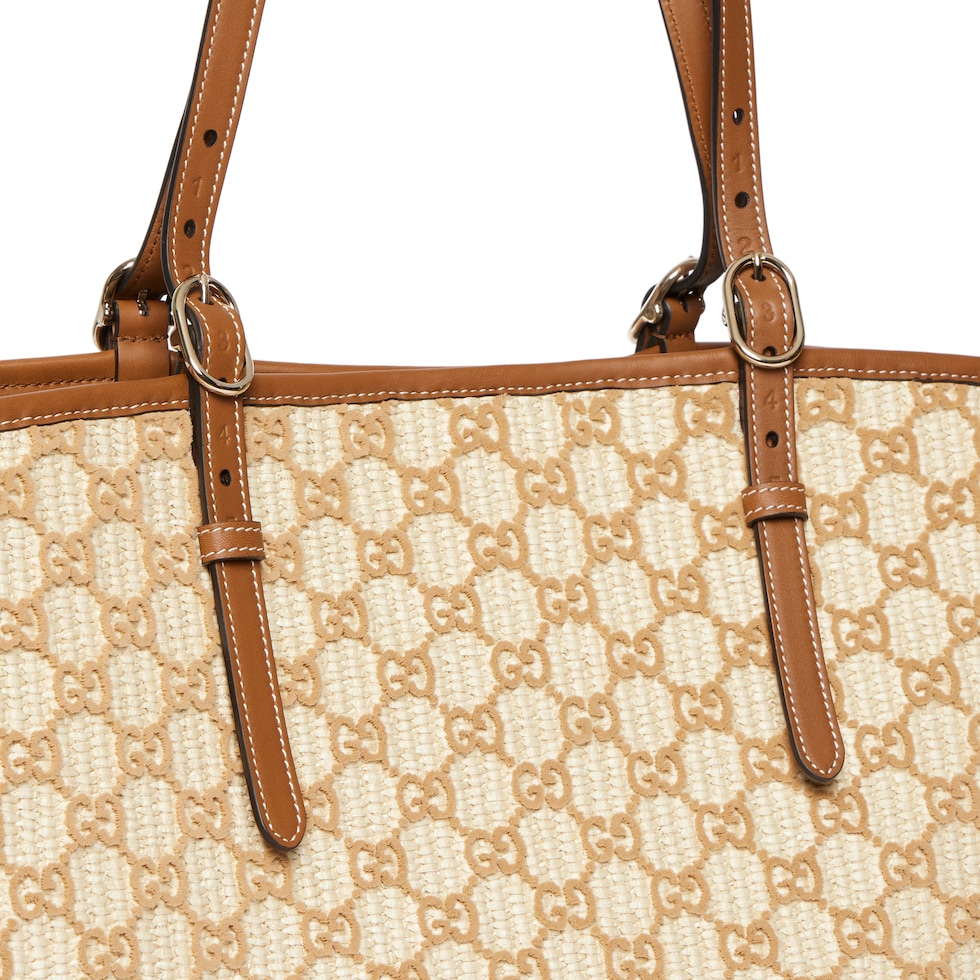 Woven large tote bag