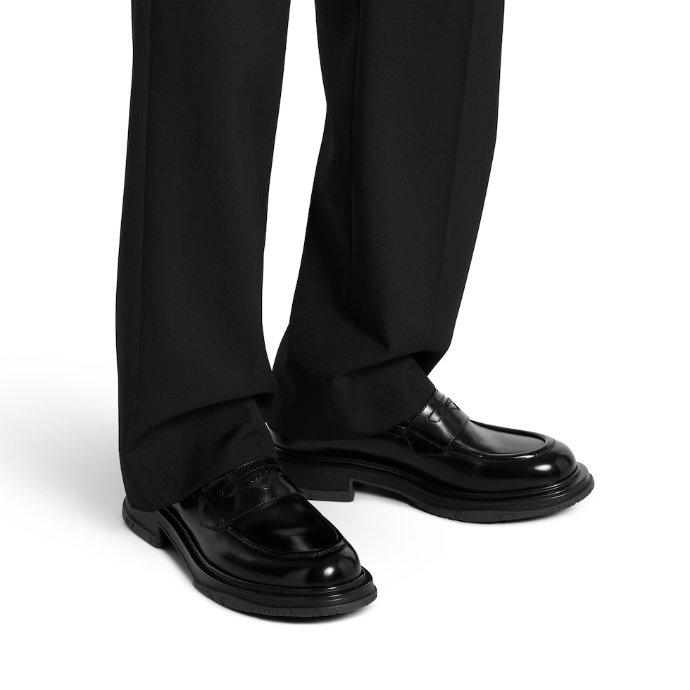 Men's loafer with tonal logo